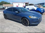 2018 Ford Fusion Se Blue vin: 3FA6P0HDXJR213137