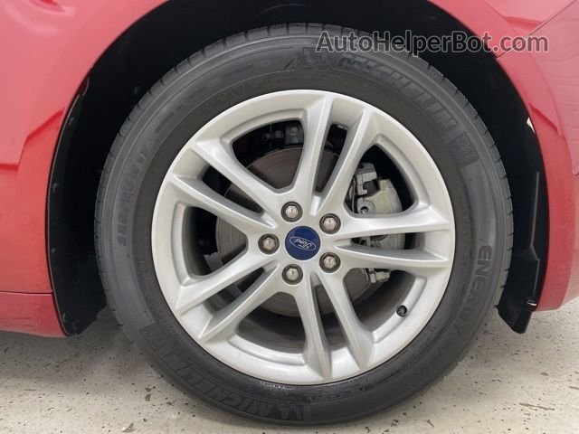 2018 Ford Fusion Se Красный vin: 3FA6P0HDXJR229497