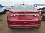 2018 Ford Fusion Se Maroon vin: 3FA6P0HDXJR229497