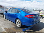 2018 Ford Fusion Se Blue vin: 3FA6P0HDXJR241052