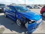 2018 Ford Fusion Se Blue vin: 3FA6P0HDXJR241052