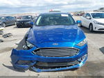 2018 Ford Fusion Se Blue vin: 3FA6P0HDXJR241052