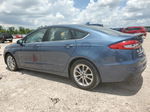 2019 Ford Fusion Se Blue vin: 3FA6P0HDXKR108230