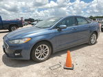 2019 Ford Fusion Se Blue vin: 3FA6P0HDXKR108230