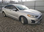 2019 Ford Fusion Se Silver vin: 3FA6P0HDXKR198575