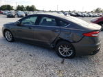 2019 Ford Fusion Se Gray vin: 3FA6P0HDXKR217822