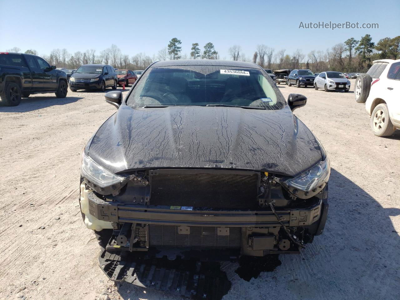 2019 Ford Fusion Se Black vin: 3FA6P0HDXKR282993