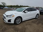 2020 Ford Fusion Se White vin: 3FA6P0HDXLR105717