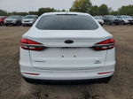 2020 Ford Fusion Se White vin: 3FA6P0HDXLR105717