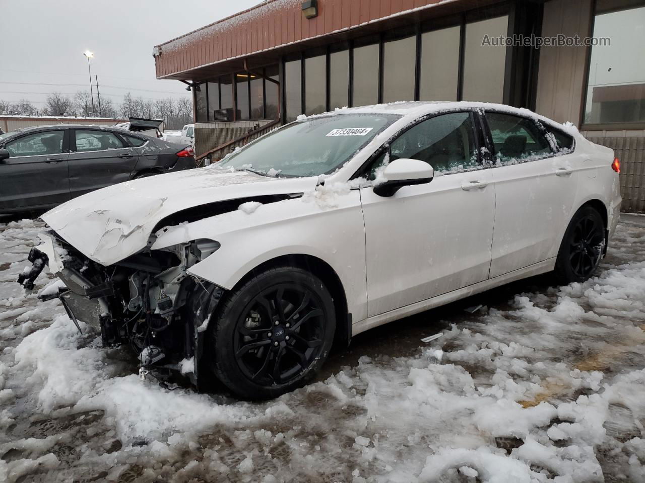 2020 Ford Fusion Se White vin: 3FA6P0HDXLR109816