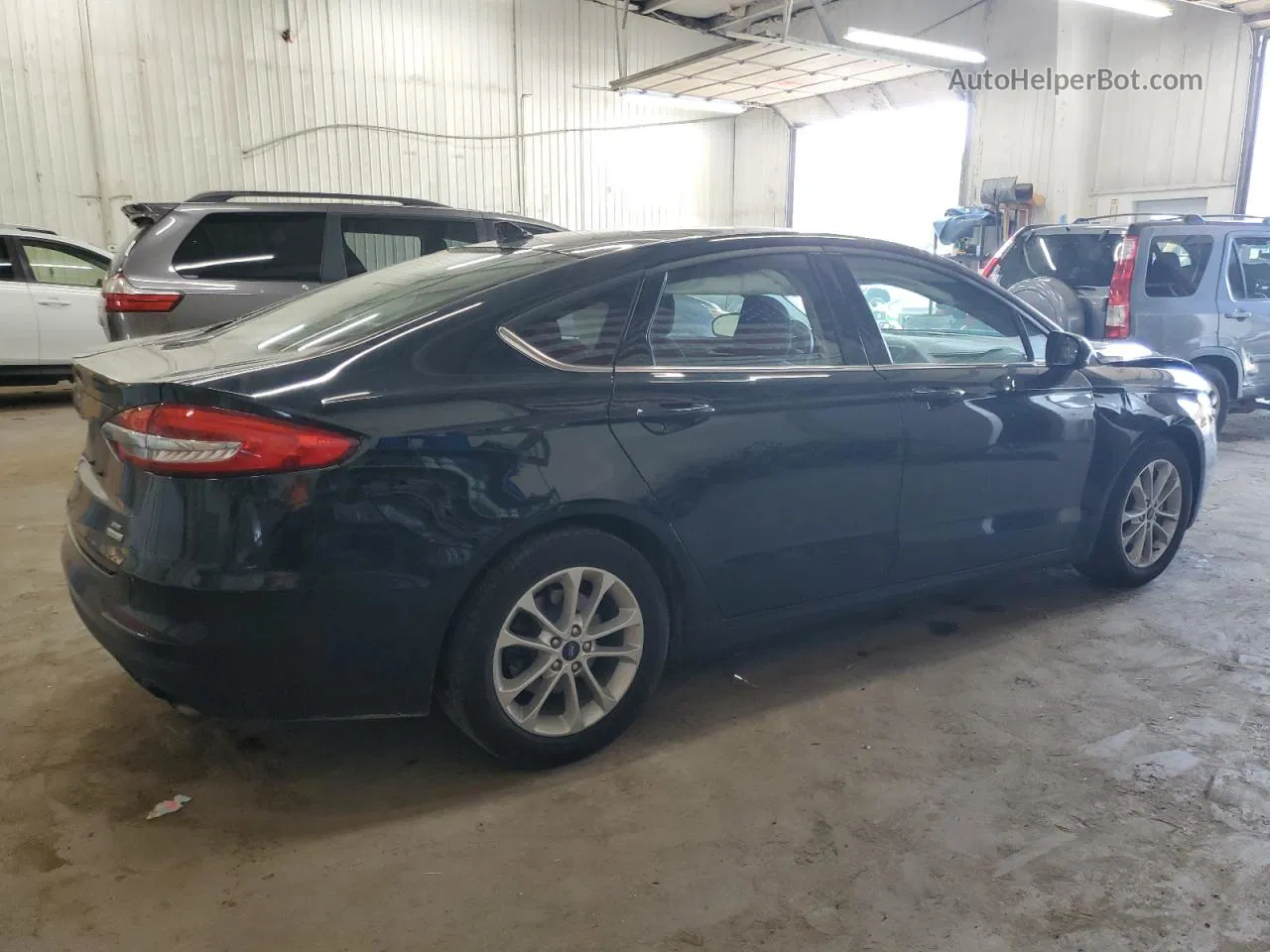 2020 Ford Fusion Se Black vin: 3FA6P0HDXLR126826