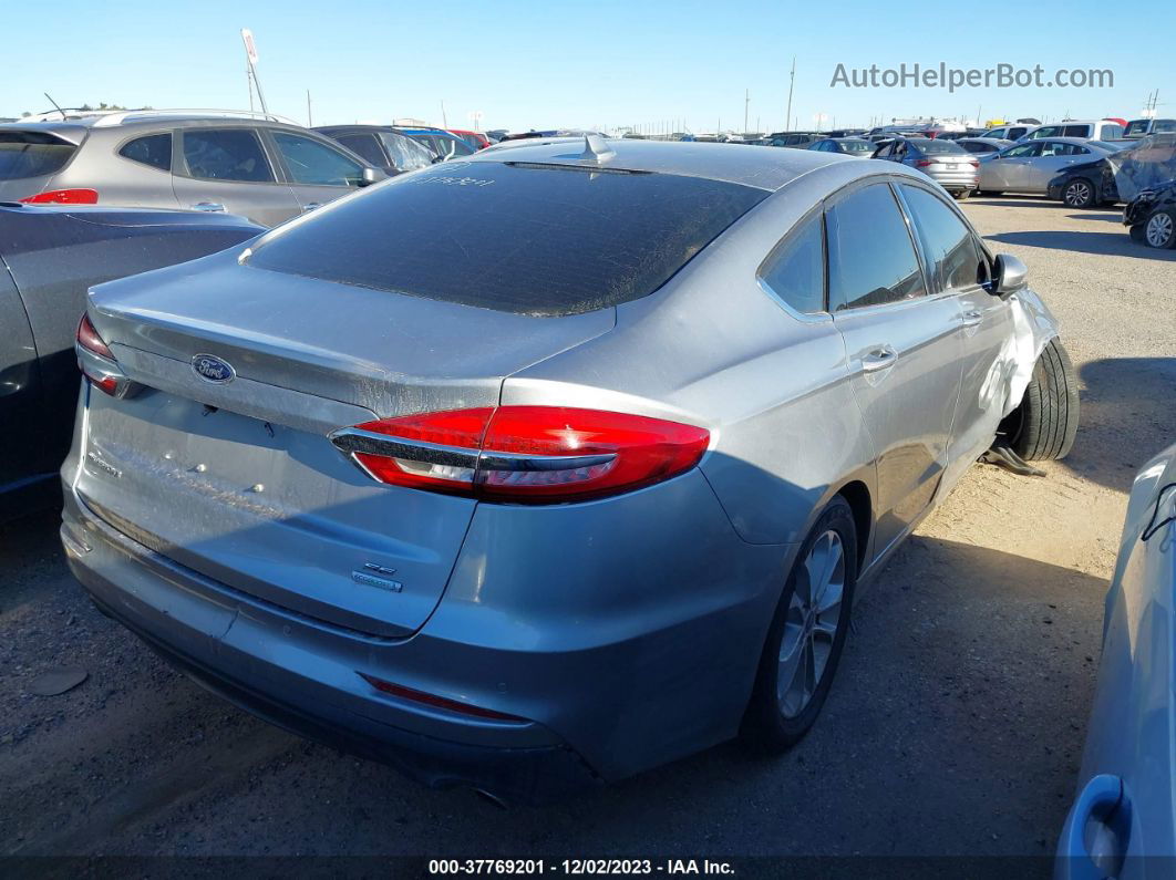 2020 Ford Fusion Se Silver vin: 3FA6P0HDXLR135963