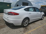 2020 Ford Fusion Se White vin: 3FA6P0HDXLR146588