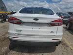 2020 Ford Fusion Se White vin: 3FA6P0HDXLR146588