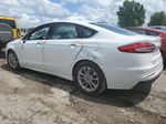 2020 Ford Fusion Se White vin: 3FA6P0HDXLR146588