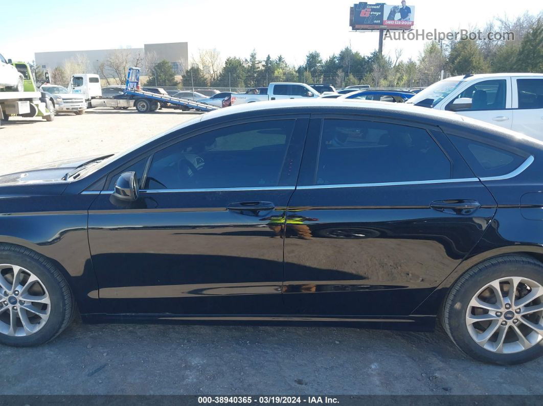 2020 Ford Fusion Se Black vin: 3FA6P0HDXLR148227