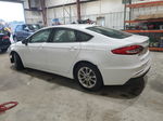 2020 Ford Fusion Se White vin: 3FA6P0HDXLR150690