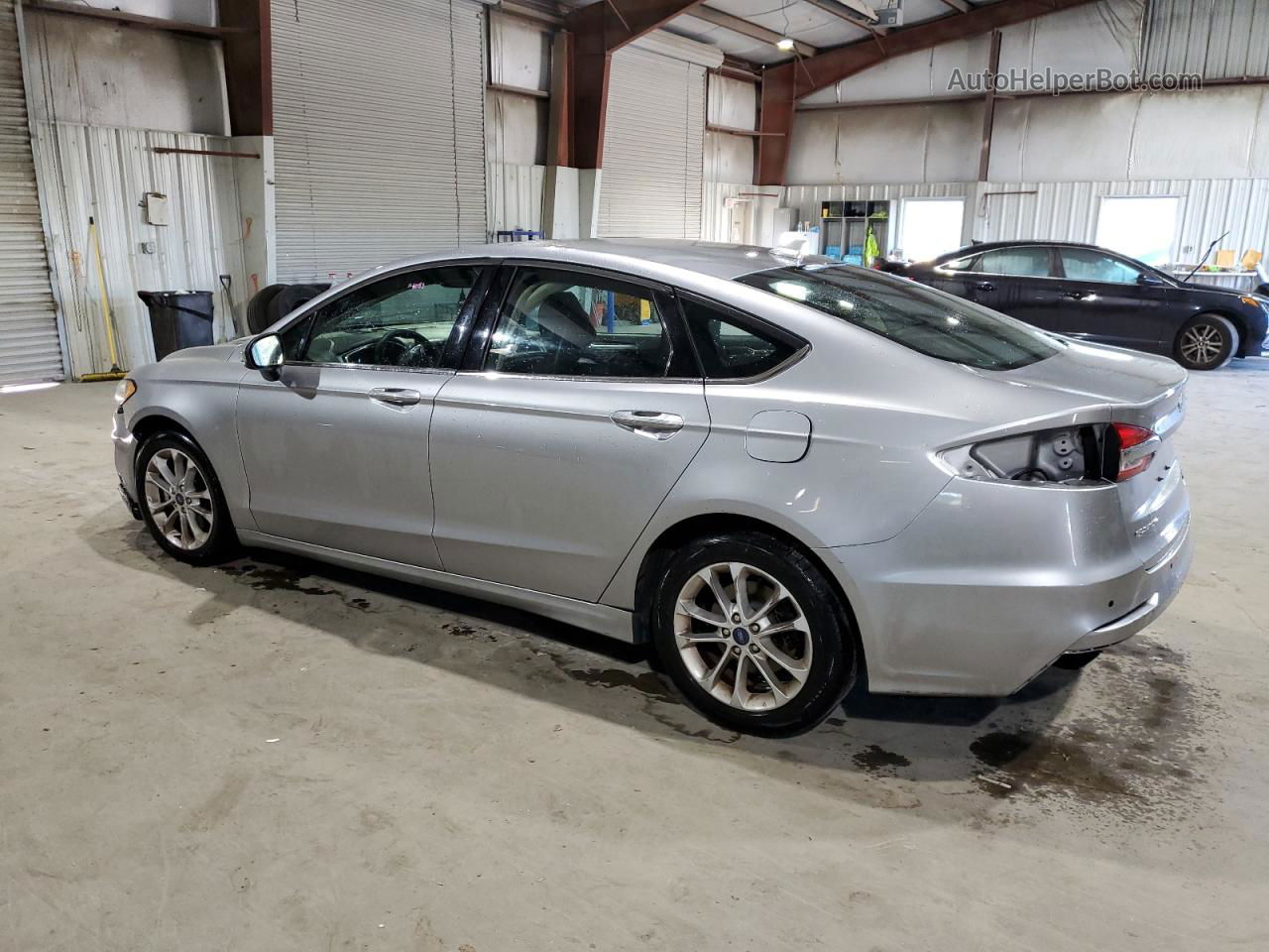 2020 Ford Fusion Se Silver vin: 3FA6P0HDXLR172625