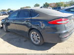 2020 Ford Fusion Se Black vin: 3FA6P0HDXLR188159