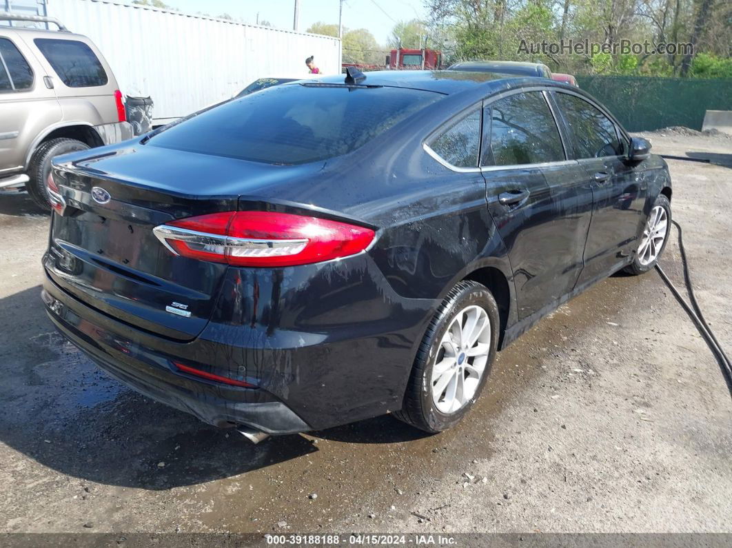 2020 Ford Fusion Se Black vin: 3FA6P0HDXLR228482