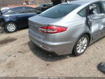 2020 Ford Fusion Se Gray vin: 3FA6P0HDXLR234170