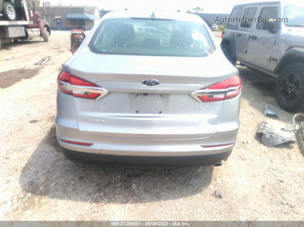 2020 Ford Fusion Se Gray vin: 3FA6P0HDXLR234170