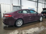 2013 Ford Fusion Se Burgundy vin: 3FA6P0HR0DR103438