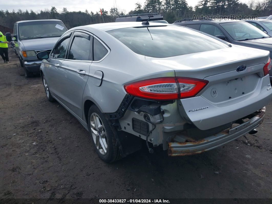 2013 Ford Fusion Se Silver vin: 3FA6P0HR0DR115699