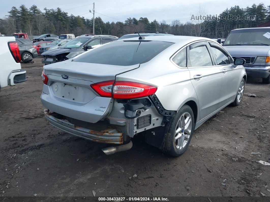 2013 Ford Fusion Se Silver vin: 3FA6P0HR0DR115699