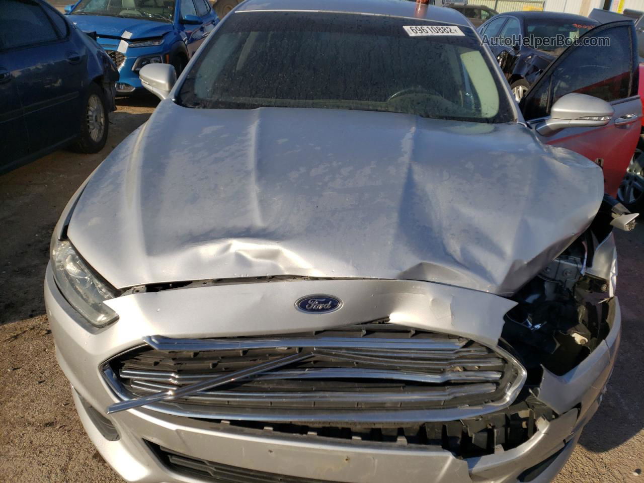 2013 Ford Fusion Se Серебряный vin: 3FA6P0HR0DR133037