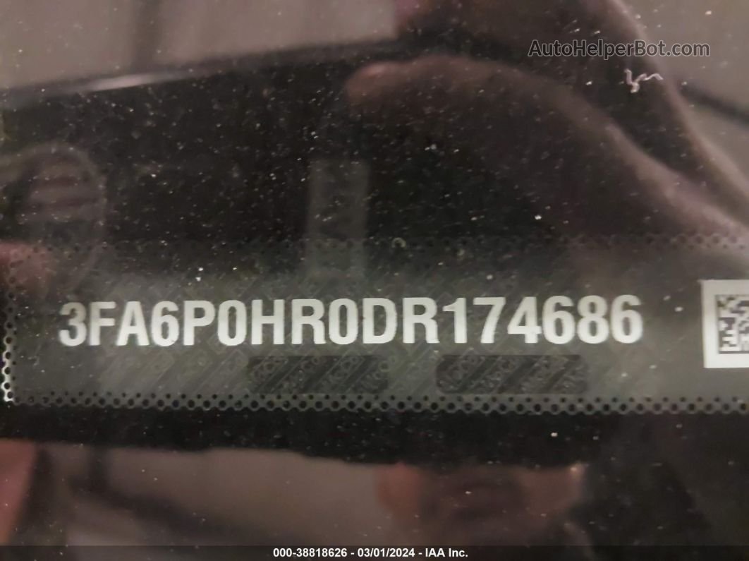 2013 Ford Fusion Se Белый vin: 3FA6P0HR0DR174686
