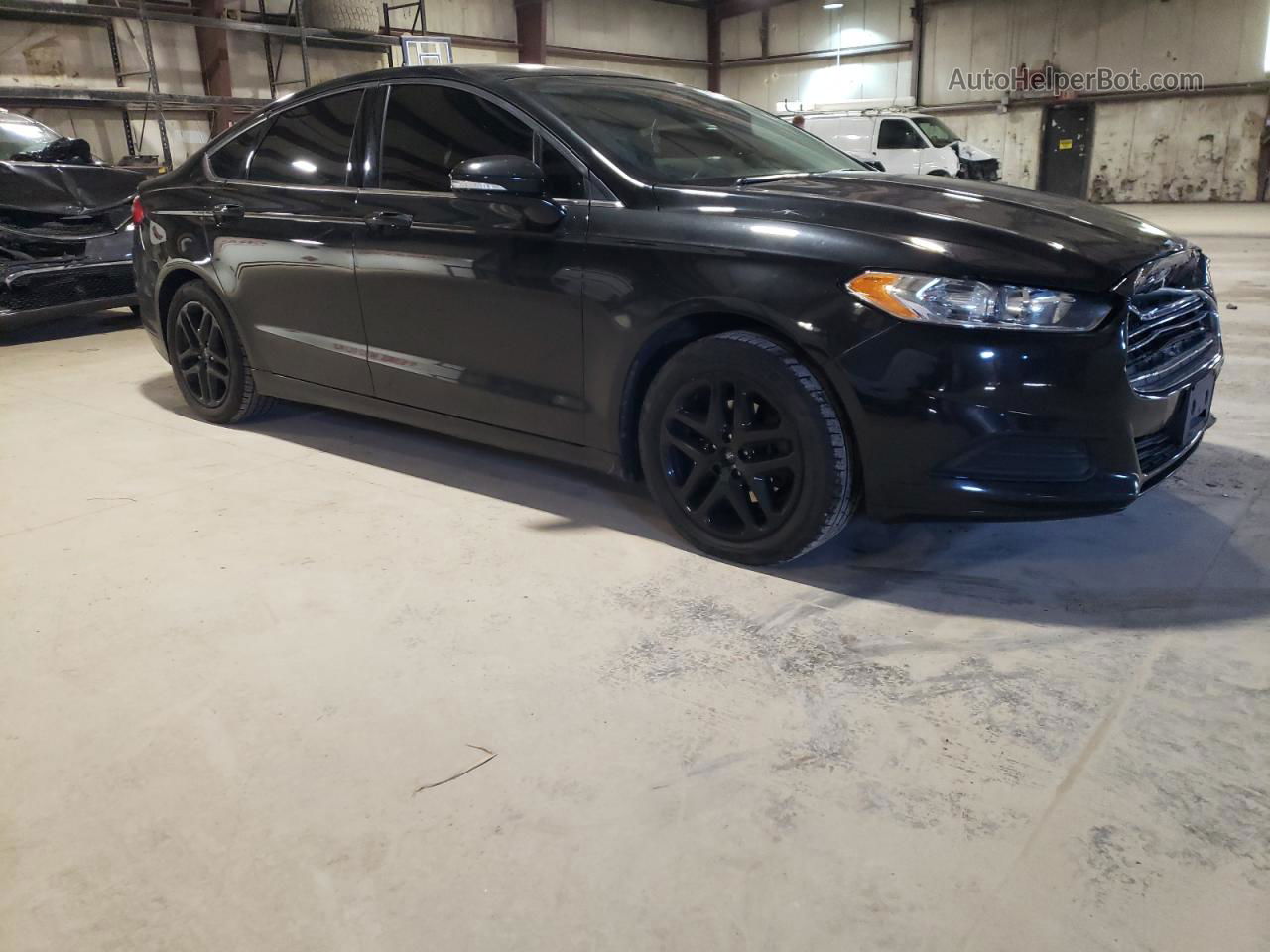 2013 Ford Fusion Se Black vin: 3FA6P0HR0DR198986