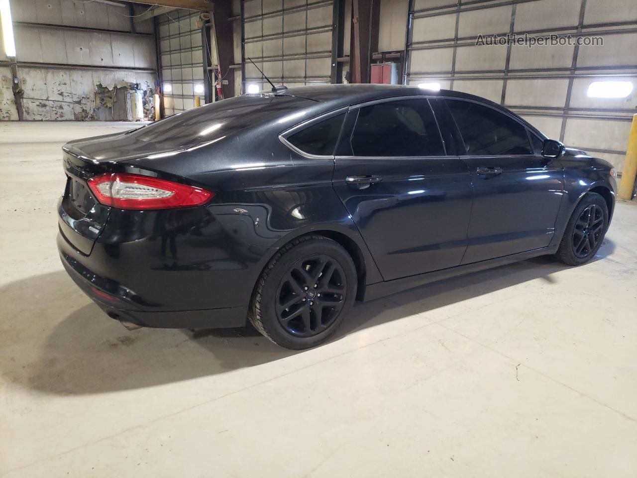 2013 Ford Fusion Se Black vin: 3FA6P0HR0DR198986