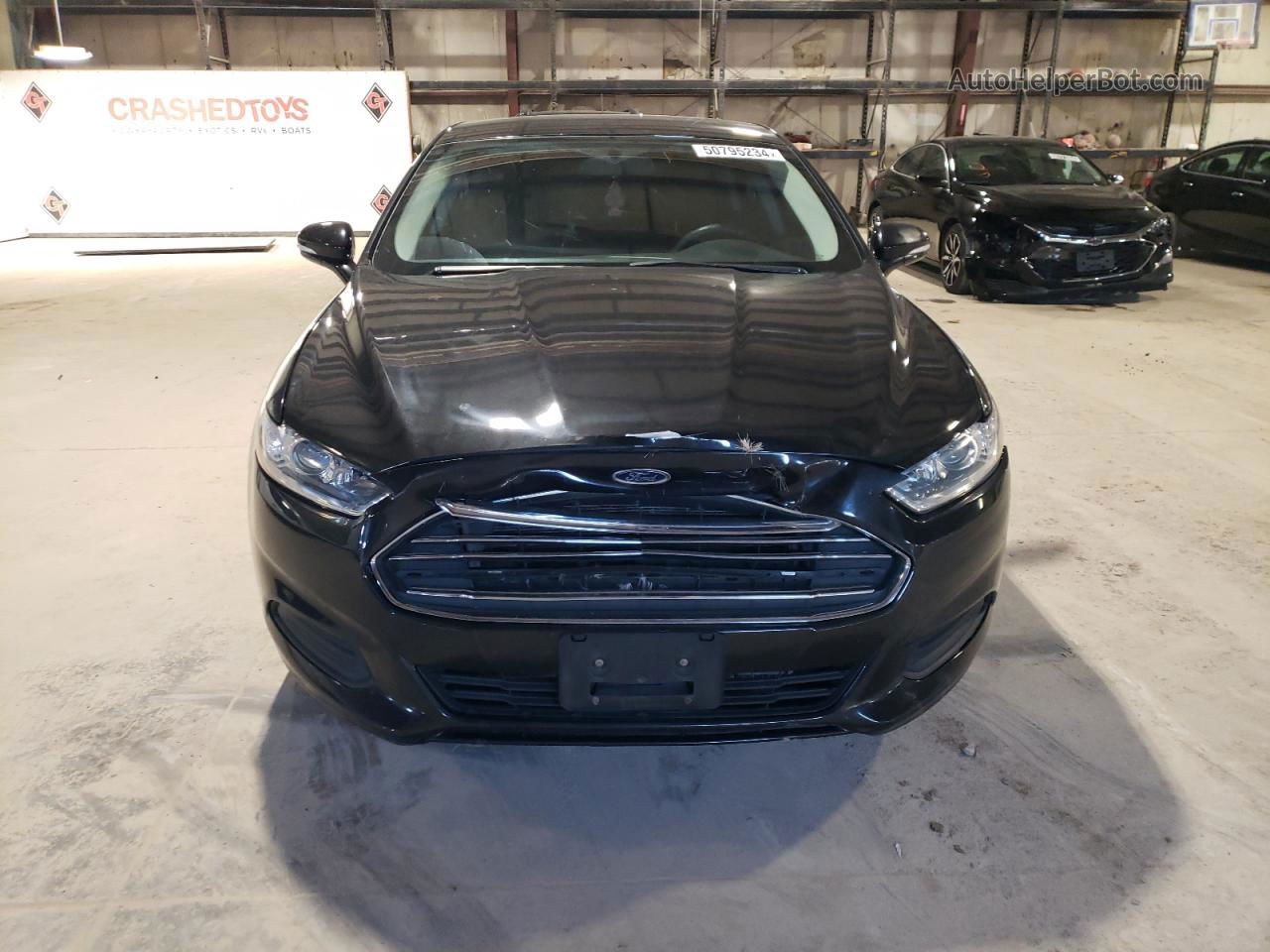 2013 Ford Fusion Se Black vin: 3FA6P0HR0DR198986