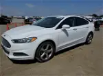 2013 Ford Fusion Se White vin: 3FA6P0HR0DR202051