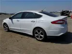 2013 Ford Fusion Se White vin: 3FA6P0HR0DR202051