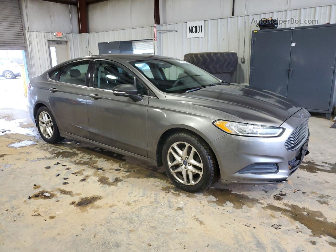 2013 Ford Fusion Se Gray vin: 3FA6P0HR0DR203457