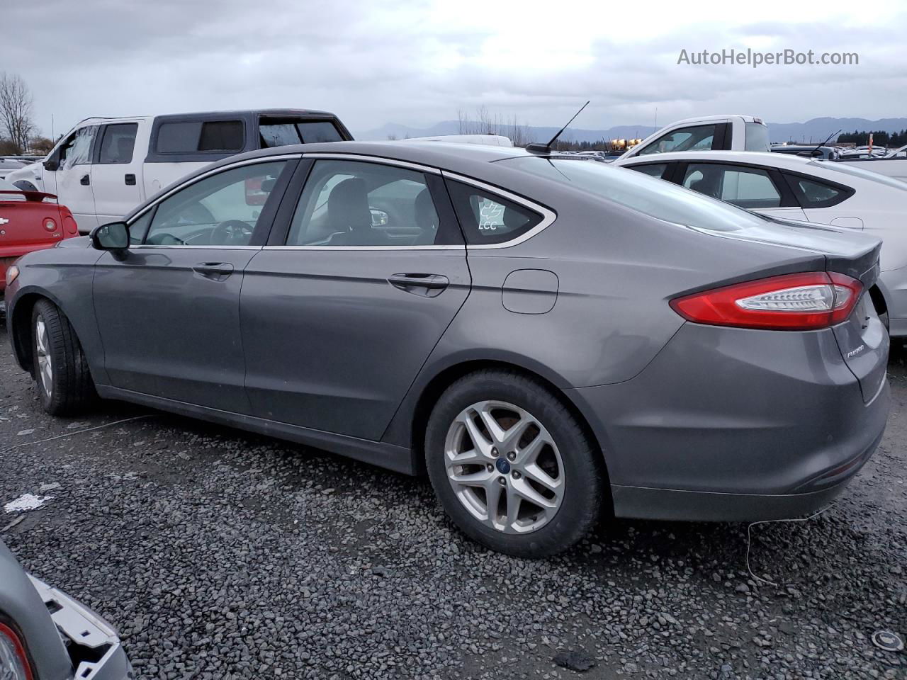 2013 Ford Fusion Se Gray vin: 3FA6P0HR0DR248236