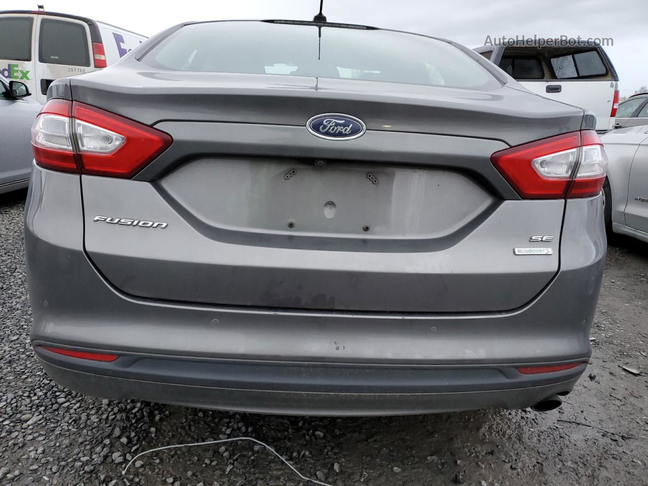 2013 Ford Fusion Se Серый vin: 3FA6P0HR0DR248236