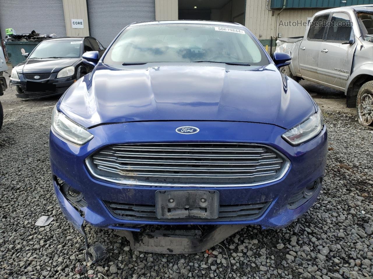 2013 Ford Fusion Se Blue vin: 3FA6P0HR0DR250326