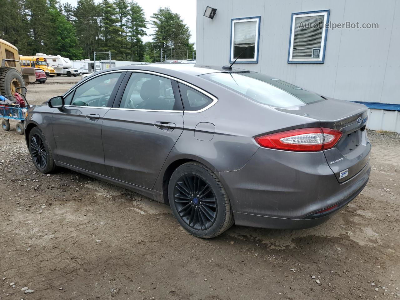 2013 Ford Fusion Se Gray vin: 3FA6P0HR0DR251833