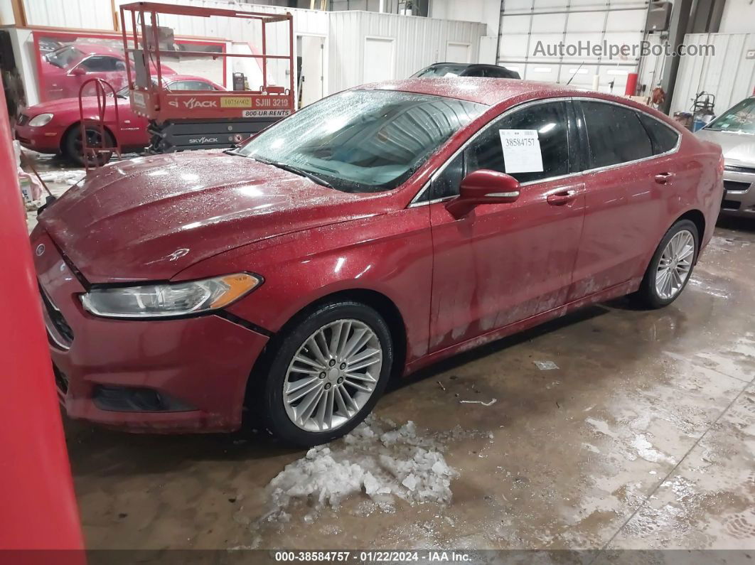 2013 Ford Fusion Se Red vin: 3FA6P0HR0DR322545