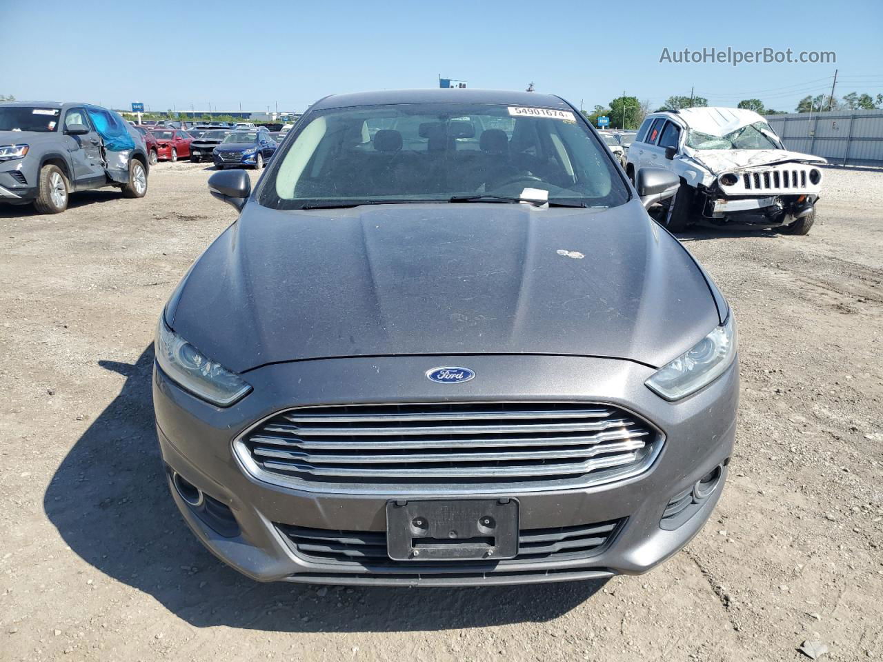 2013 Ford Fusion Se Gray vin: 3FA6P0HR0DR350572