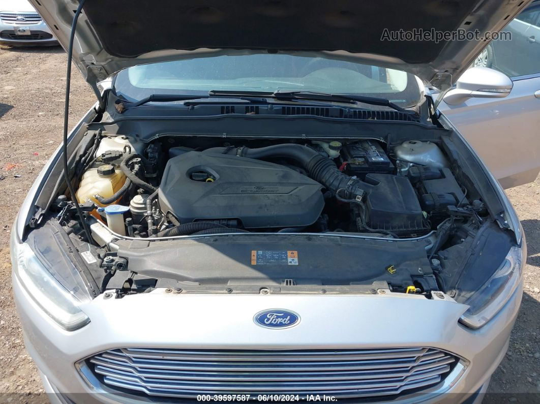 2013 Ford Fusion Se Silver vin: 3FA6P0HR0DR372457