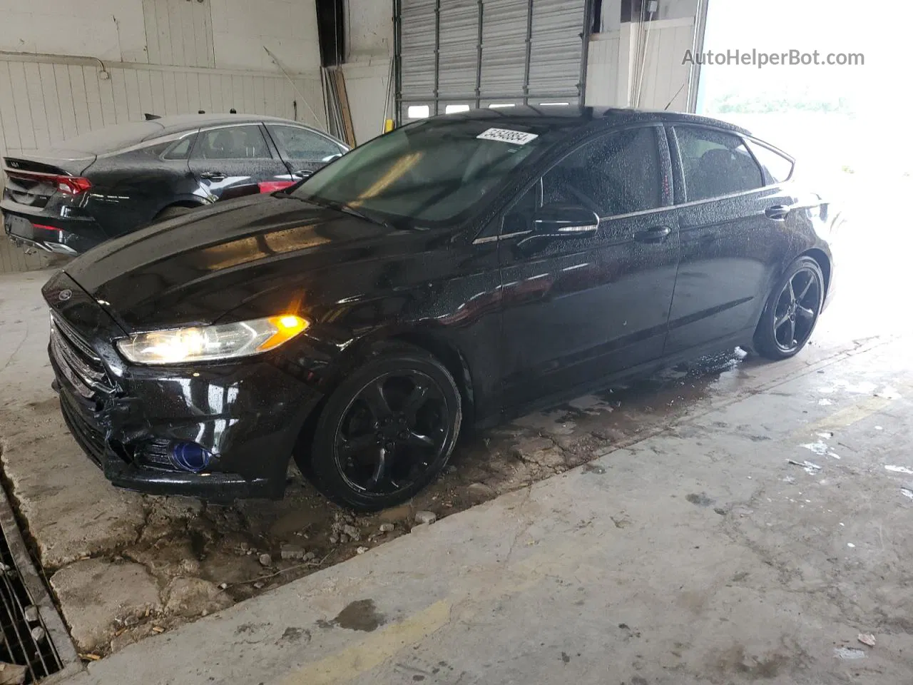 2013 Ford Fusion Se Black vin: 3FA6P0HR0DR382146