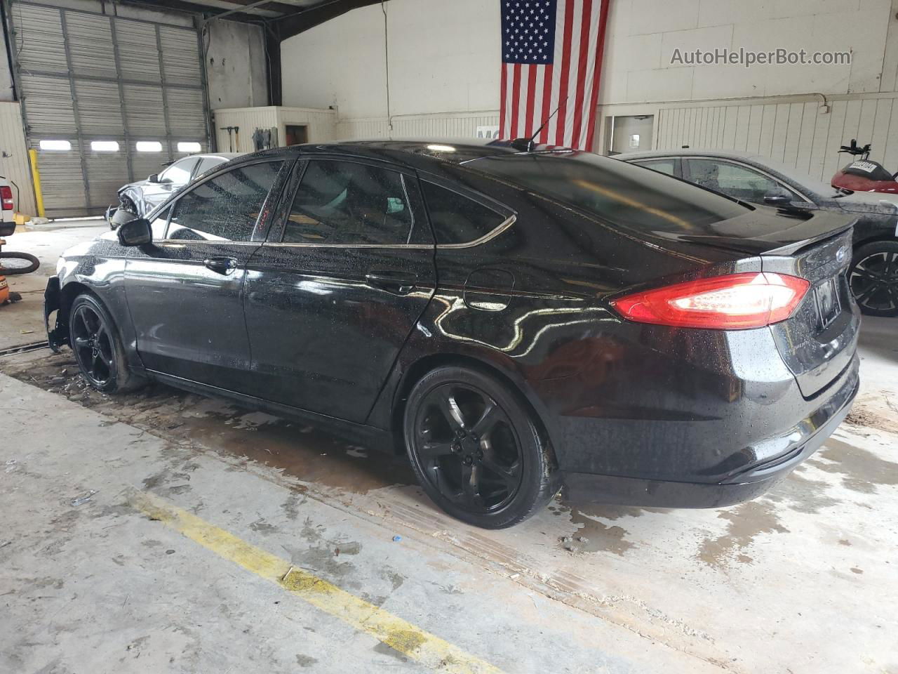 2013 Ford Fusion Se Black vin: 3FA6P0HR0DR382146