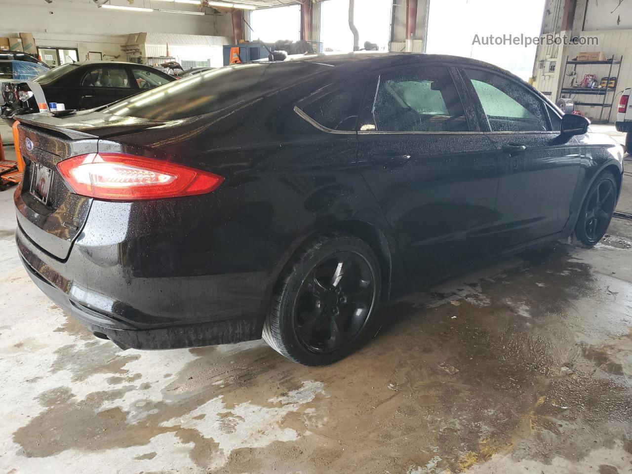 2013 Ford Fusion Se Black vin: 3FA6P0HR0DR382146