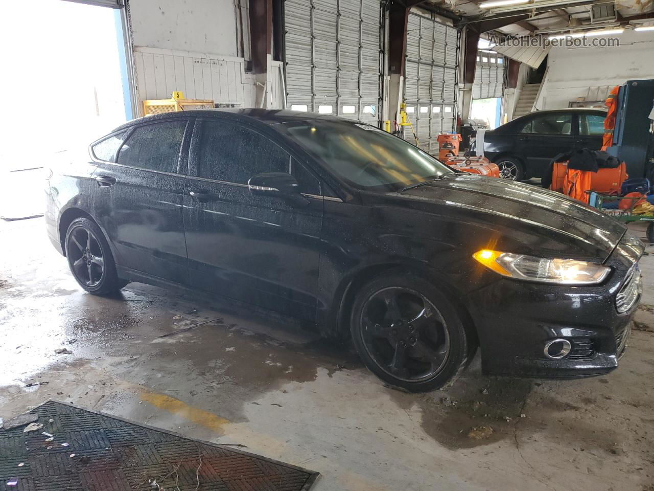 2013 Ford Fusion Se Black vin: 3FA6P0HR0DR382146