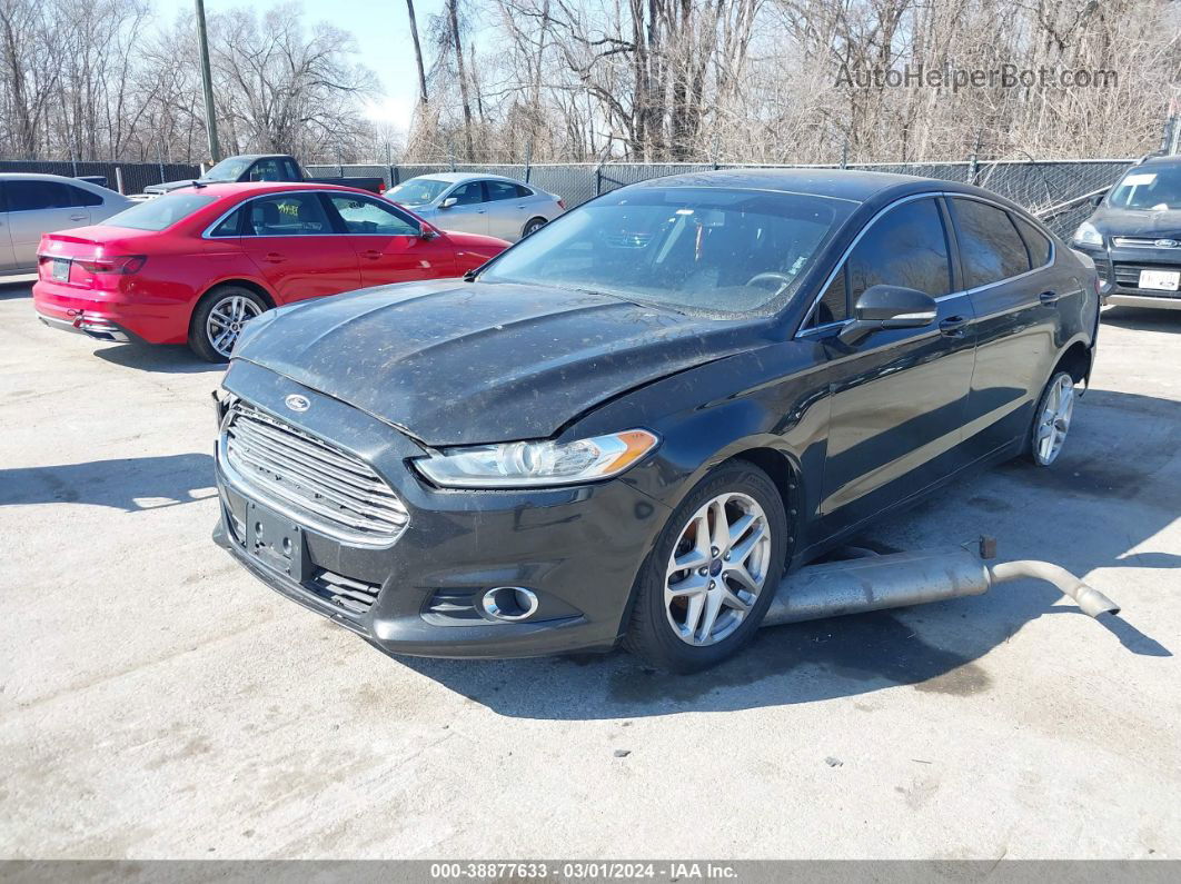 2013 Ford Fusion Se Black vin: 3FA6P0HR1DR133595