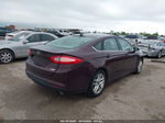 2013 Ford Fusion Se Burgundy vin: 3FA6P0HR1DR142409